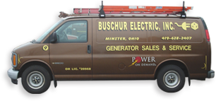 Buschur Electric Inc Full Service Electrical Contractor Buschur Electric Service Truck